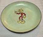 Extremely Rare Reddy Kilowatt 6   Copper Enamel Plate  No Cracks Or Chips 