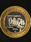 Las Vegas   10 Gaming Token  999 Fine Silver Limited Edition Plaza Hotel Casino