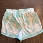 Champion Tie Dye Turquoise Light Blue green Shorts Girls Size Xl  14 16  Loose