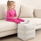 Inflatable Foot Rest Pillow Adjustable Leg Rest Airplane Travel Toddler Bed