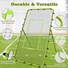 B0dr7z4z1cadjustable Volleyball Rebounder Net 7x4 Ft  Steel Frame   High-tension