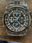 Bulova Precisionist Men s Chronograph Stainless Steel Watch  300m  Black Dial