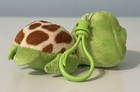 New Ty Beanie Boos 3    Zippy Green Turtle Glitter Eyes Key Clip Stuffed Plush