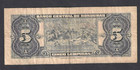 1961 Honduras 5 Lempiras   P-51b   Scarce Date Rarely Offered