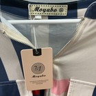 Moyabo Woman   s Long Sleeve Dress Blouse Shirt Size 2xl New With Tags Beige Blue