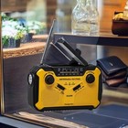Kaito Ka369 Am Fm Weather Radio With Flashlight Solar Crank And Sos Siren