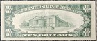 1950 Series  10 Federal Reserve Note Serial L31164343d Misalignment Error