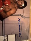 Muhammad Ali Signed Boxing Photo Autograph In Ring White Shorts Red Gloves