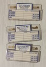 Vintage Advertising Lot Of 3 Case Tractor Service Due Chart Miller Sellner Implt