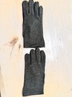 Wwii Era Us Army Brown Wool   Leather Palm Winter Gloves - Size 10 Unissued