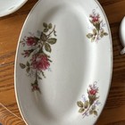 Beautiful Vintage Children s Dining Set   Serving Dishes Made Japan Rose Pattern