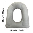Raised Toilet Seat Cushion-inflatable   High-density Foam Toilet Seat Riser F