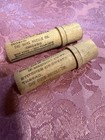 Boye Co  Wood Sewing Machine Needle Case - Vintage Set Of 2   empty 