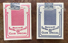 Two Decks Vintage Bee No 92 Playing Cards  Sealed  Early 1980s  Red   Blue