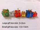 6pcs 1 12 Scale Miniature Dollhouse Christmas Gift Box Decoration Accessory To