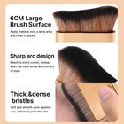 Multi-function  Gold Foundation Brush  Flat Top Kabuki For Liquid Cream Powder