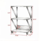 Storage Rack Printer Stand Storage Cart Side Table Kitchen Cart