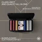 Slowplay Nash Clay Poker Set  14g 40mm Poker Chips For Texas Hold em   Black Gol