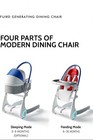 Premium Lux High Chair Baby Seat  And Cradle 2in1 Anart Baby