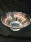 Vintage Mid-century Modern Culver Style Gold  Nut Dip Dish Bowl