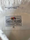 Lot Of 2 Vintage 70   s Men   s Fruit Of The Loom Shirts 15 5 Retro Vibes Euc