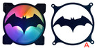 Pc Fan Shroud Cover 120m-140m Batman Fan Grill Cover 3d Printed