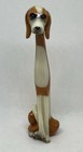 Vintage Beagle Dog Figurine Bone China Japan 6    Tall Elongated Neck