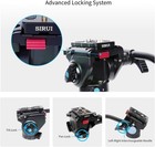 Sirui Et-1004 4-section Aluminum Travel Tripod With Va-5 Ultra-compact Video