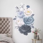 Large Peony Flowers Wall Stickers  Vinyl Art Removable Decals Mural Home Decor 