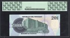 Paraguay 20000 Guaranies 2015 P238b Uncirculated Graded 67