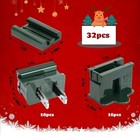 32pcs Spt-2 Christmas Female And Male Slip Plug Electrical Vampire Plugs