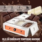 Chocolate Tempering Machine Chocolate Melting Pot 26 5 Lbs 3 Tanks