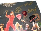 The Warning Band Autograph Keep Me Fed Lp Signed Alejandra Paulina Daniella Pau