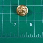 Vintage Us Navy Officer Eagle   Anchor Round Brass Button
