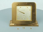 Vintage Guardier Imhof Swiss 8-day Day date Desk Clock C244 15j Runs For Repair