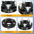 4pcs 1  Wheel Spacers 5x4 5 14x1 5 70 5mm Center Fit Ford Explorer Mustang