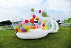 Inflatable Bubble House With Jumping Base Bubblt Tent Bouncy Castle For Party
