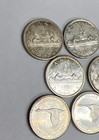 Mixed Date Lot Of 8 Canadian 80  Silver Dollars 1957-1967 Canada  1 Coins
