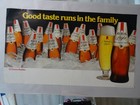 Vtg Rare 80 s Michelob Light Beer Sign Big Poster Runs In The Family 33 5 X 19-