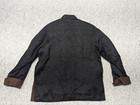 Antique 1900s Tunic Chinese Oriental Asian Tunic Insulate Jacket L Black Vintage