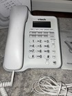 Vtech Landline Phone Corded Home Office Desk Wall Telephone Large Display  White
