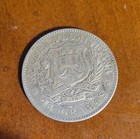 Dominican Republic 1 Peso Coin 1897 25 Gramos Libertad Patria