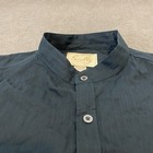 Vtg Scully Western Shirt Mens Xl Band Collar Long Sleeve Button Up Ranch Cowboy