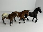 Schleich Horses Lot Of 5 Horses   2 Foals  2002-2012  - Used