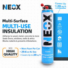 Spray Foam Insulation Kit Closed Cell Expanding Xl 6 12 24 Pack For Gaps   Walls