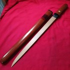Japanese Sword wakizashi blade Wooden Scabbard 57 Cm 22 4 Inches Sword Bag