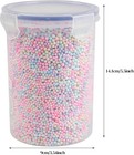 80000 Pcs Foam Balls 2-3mm Colorful Beads For Kids Art Diy Slime Wedding Party 