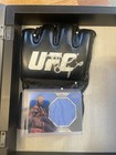 Jon Bones Jones Autographed Ufc Glove With Fight Mat Card And Display Case