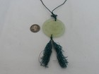 Vintage Carved Jade Oriental Pendant Pz-20