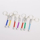 9 12pcs Portable Mini Colorful Metal Keychain Pipe For Hanging On Your Backpack